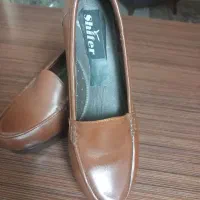 کفش  لنج دار سایز۳۸ چرم شیفر اصل نو