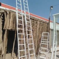 نردبان ریلی فلزی سبک|ابزارآلات|خمینی‌شهر, |دیوار