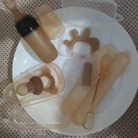 سرلاک خوری/فیدر میوه /قاشق دو طرفه پوره خور