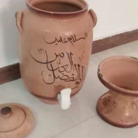 کلمن سفالی عتیقه|ظروف سرو و پذیرایی|رشت, یخسازی|دیوار