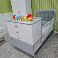 سرویس خواب نوزاد نوجوان لیوا|تخت و سرویس خواب|کرمان, |دیوار