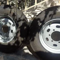 دو جفت رینگ و لاستیک صفر بدون کارکرد نیسان|قطعات یدکی و لوازم جانبی|شیراز, دارالرحمه|دیوار