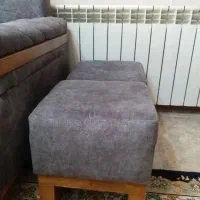 مبل ال شش نفره به همراه میز جلو مبلی و دو میز عسلی|مبلمان خانگی و میز عسلی|تهران, فاطمی|دیوار