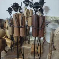 ادمک چوبی هدیه دستساز روز عشق ولنتاین