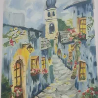 بوم نقاشی|تابلو، نقاشی، عکس|قزوین, |دیوار