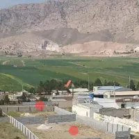 زمین ۱۰۰۰ متری دیوارکشی شده کنار جاده اصلی