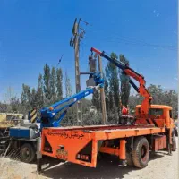 جرثقیل کفی و بالابر سبددار تیموری