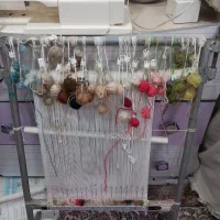 دار قالی به همراه نقشه کامپیوتری