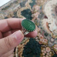انگشتر نقره رکاب نیزه ای