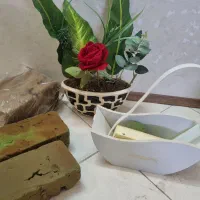 چند مدل گلدان گل و اسفنج|گل مصنوعی|مشهد, هنرور|دیوار