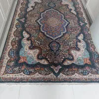 فرش سرمه ای ۴ متری