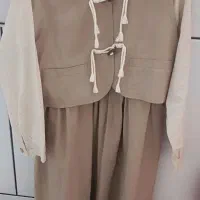 پیراهن و جلیقه دخترانه