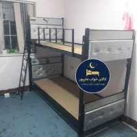 تخت خواب فلزی دوطبقه کد ۰۲