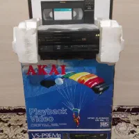 دستگاه ویدو‌ آکایی اصل ژاپن به همراه کنترل کارتن.|پخش‌کننده DVD و ویدیو|مشهد, فاطمیه|دیوار