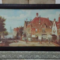 تابلو منظره شهر