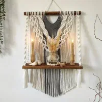 دیوارکوب مکرومه