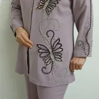 کت وشلوار  شیک جواهردوزی شده
