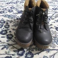 کفش نیم بوت خز دار