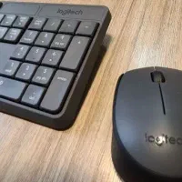 ست کیبورد و ماوس برند لاجیستک با حروف فارسی