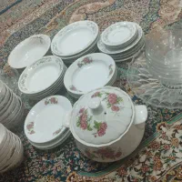 ظروف چینی و شیشه ای