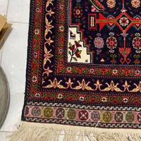 قالیچه دستباف قدیمی گلیم بافی شده|فرش|کاشمر, |دیوار
