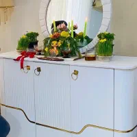 اینه وکنسول به همراه میز تلوزیون
