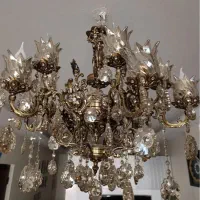لوستر برنجی|لوستر و چراغ آویز|تهران, فدک|دیوار