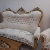 سه دست مبلمان استیل ۹نفره کاملا نومناسب جهیزیه|مبلمان خانگی و میز عسلی|مشهد, احمدآباد|دیوار