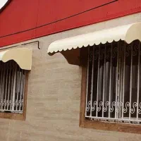 اجرای سایبان /پرده برزنتی/فایبرگلس