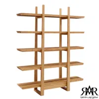 قفسه کتاب و دکوری کد B07 چوبی و ام دی اف|کتابخانه، شلف، قفسه‌های دیواری|ارومیه, |دیوار