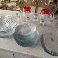 سرویس غذا خوری شیشه ای