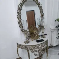 آینه شمعدان برنزی