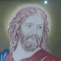 تابلو عیسی مسیح|تابلو فرش|تهران, نیروی هوایی (پیروزی)|دیوار