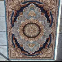 فرش ۱۲متری آبی رنگ