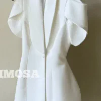پیراهن سفید از برند ایرانی