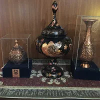 ظروف کنده کاری تزیینی مسی