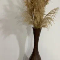 میز عسلی و گلدان باگل