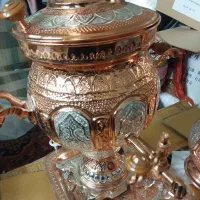 یک سرویس سماورمسی نو نو|کلکسیون اشیاء عتیقه|تهران, امام زاده عبدالله|دیوار