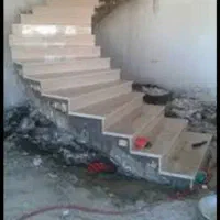 اجرای نما سنگ و سرامیک. پله. سرامیک کف و بدنه|خدمات پیشه و مهارت|مرودشت, محمد آباد|دیوار