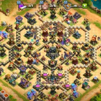 اکانت کلش فول مکس تان هیفده