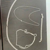 گردنبندو دستبند نقره ایتالیا