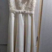 لباس مجلسی ساتن آمریکایی گیپور کارشده