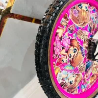 دوچرخه سایز ۲۰ دخترانه صورتی کاملا مرتب|دوچرخه، اسکیت، اسکوتر|محمدشهر, همایون ویلا|دیوار
