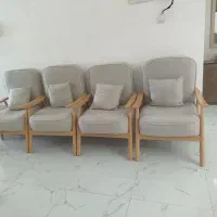 ۴عدد صندلی موبلی در حد نو