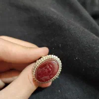 انگشتر با سنگ عقیق اصل یمن