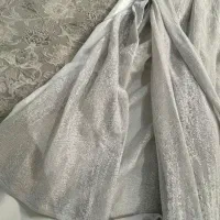۴عدد پرده اتاق بهمراه آستر رنگ طوسی و صورتی|پرده، رانر، رومیزی|تهران, شهر زیبا|دیوار