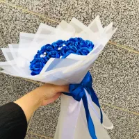 گل روبانی/بوکت پروانه/کادو زیبا و خوشکل|گل مصنوعی|رشت, یخسازی|دیوار