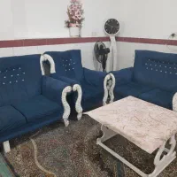مبل ۹ نفره به همراه ناهار خوری ست توافقی|مبلمان خانگی و میز عسلی|شازند, |دیوار