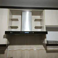 هود جزیره ای اخوان تمام لمسی کنترلدار کاملا نو