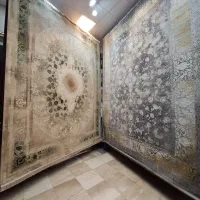 فرش سال فرش ۱۲۰۰ ایران سبز بژ نگارین تبریز اصل